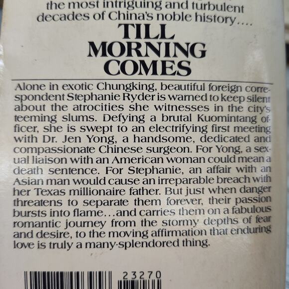 Till Morning Comes by Han Suyin 1983 Bantam Paperback 1st Printing - Picture 6 of 12